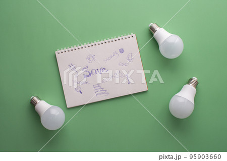Save energy concept Save energy concept 95903660