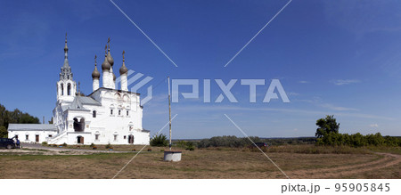 Church of the Resurrection, built in honor of Prokopy Lyapunov. Isadi village. Spassky district, Ryazan region. Russia Church of the Resurrection, built in honor of Prokopy Lyapunov. Isadi village. Spassky district, Ryazan region. Russia 95905845