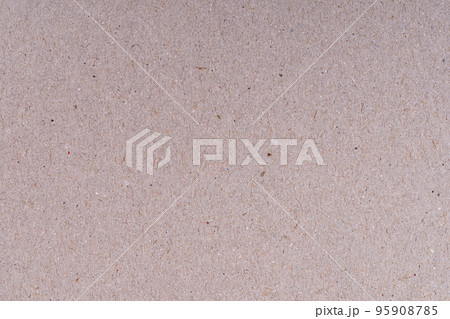 Beige carton plain surface. Grain paper Box forの写真素材 [95908785] - PIXTA