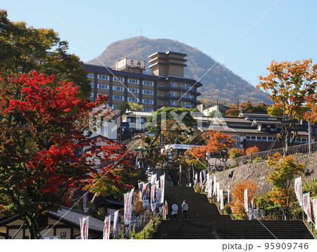 伊香保温泉　石段入口 95909746
