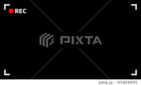 録画中を示すシンプルなフレーム 95909995