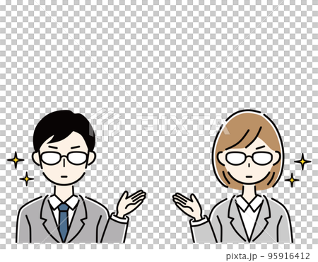 Surreal business person information 95916412