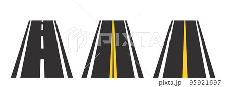 straight road. travel concept vector illustration 95921697