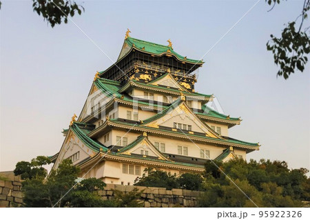 大阪城とその周辺を散歩 朝~昼~夕~夜 秋晴れ 大阪城とその周辺を散歩 朝~昼~夕~夜 秋晴れ 95922326