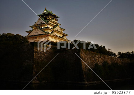 大阪城とその周辺を散歩 朝~昼~夕~夜 秋晴れ 大阪城とその周辺を散歩 朝~昼~夕~夜 秋晴れ 95922377