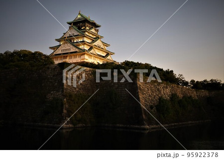 大阪城とその周辺を散歩 朝~昼~夕~夜 秋晴れ 大阪城とその周辺を散歩 朝~昼~夕~夜 秋晴れ 95922378