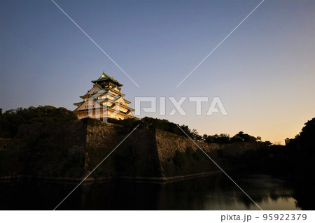 大阪城とその周辺を散歩 朝~昼~夕~夜 秋晴れ 大阪城とその周辺を散歩 朝~昼~夕~夜 秋晴れ 95922379