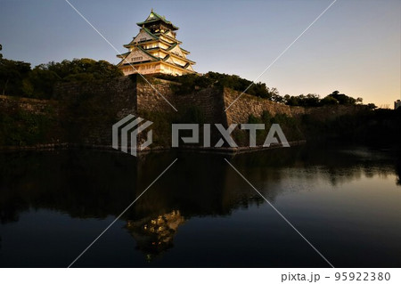 大阪城とその周辺を散歩 朝~昼~夕~夜 秋晴れ 大阪城とその周辺を散歩 朝~昼~夕~夜 秋晴れ 95922380