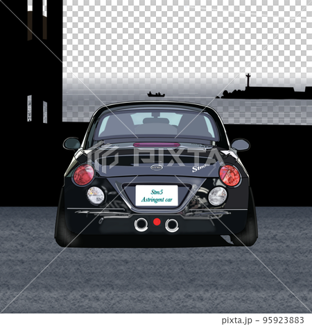 風景汽車汽車定制汽車插畫背景 95923883