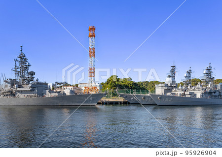 神奈川県横須賀市 YOKOSUKA軍港めぐりの風景 神奈川県横須賀市 YOKOSUKA軍港めぐりの風景 95926904