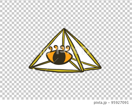 ミステリアスなピラミッドのインテリア 95927091
