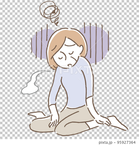 更年期障害　倦怠感・疲れやすい 95927364