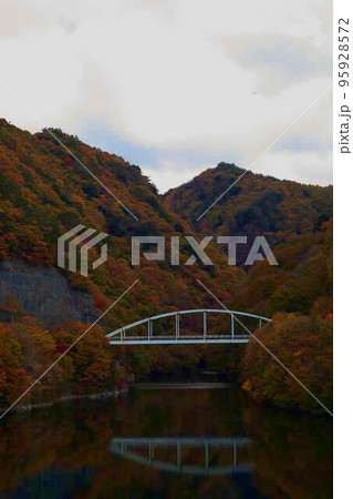 瑞牆湖畔の紅葉 瑞牆湖畔の紅葉 95928572