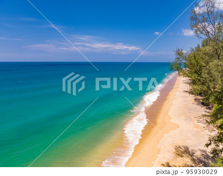 Aerial view of Khao Lampi Hat Thai Mueang National Park in Khao Lak, Phang Nga, Thailand Aerial view of Khao Lampi Hat Thai Mueang National Park in Khao Lak, Phang Nga, Thailand 95930029