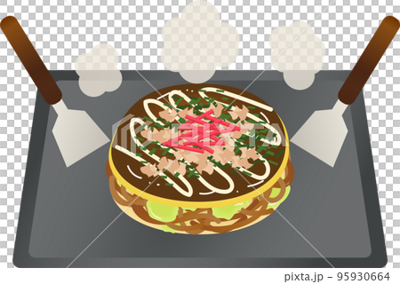 Hiroshima style okonomiyaki Hiroshima style okonomiyaki 95930664