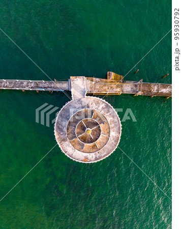 Wat koh Phayam temple on the water in Ranong, Thailand Wat koh Phayam temple on the water in Ranong, Thailand 95930792