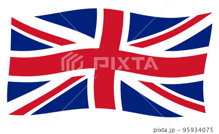 flag of the United Kingdom (UK) aka Union Jack flying in the win flag of the United Kingdom (UK) aka Union Jack flying in the win 95934075