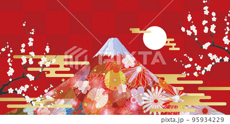 正月イメージ素材 95934229