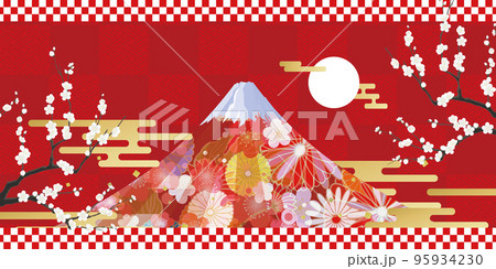 正月イメージ素材 正月イメージ素材 95934230