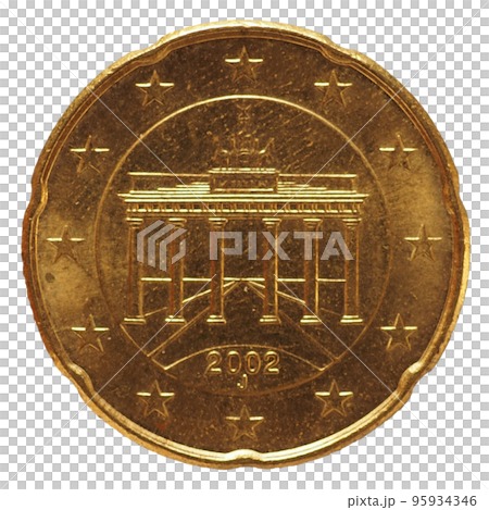 50 cents coin, European Union, Germany transparent PNG 95934346