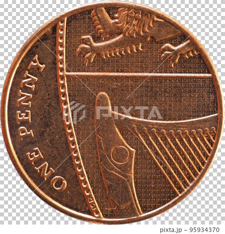 1 penny coin, United Kingdom transparent PNG 95934370
