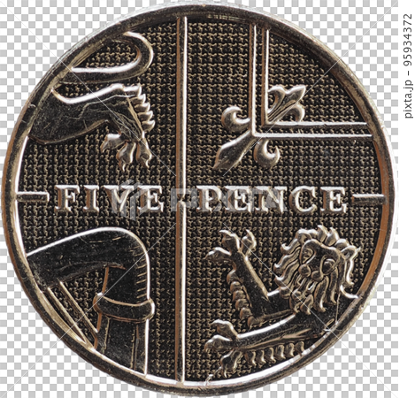 5 pence coin, United Kingdom transparent PNG 95934372