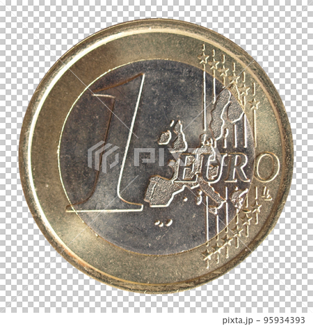 1 euro coin, European Union transparent PNG 95934393
