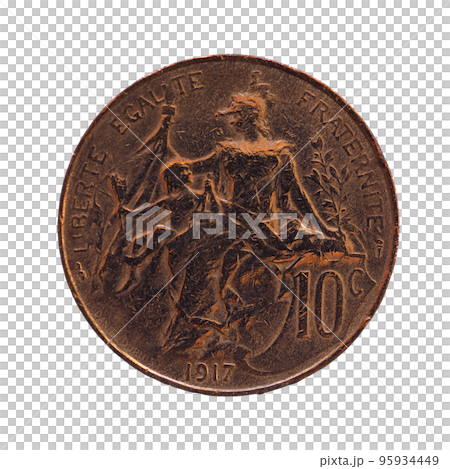 ancient french coin 10 cents transparent PNG 95934449