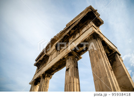 ancient building in Athens Greece 95938418