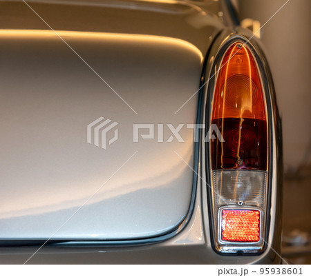retro car taillight close up 95938601