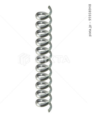Spiral cable mockup. Realistic illustration of spiral cable vector mockup for web design isolated on white background Spiral cable mockup. Realistic illustration of spiral cable vector mockup for web design isolated on white background 95938948