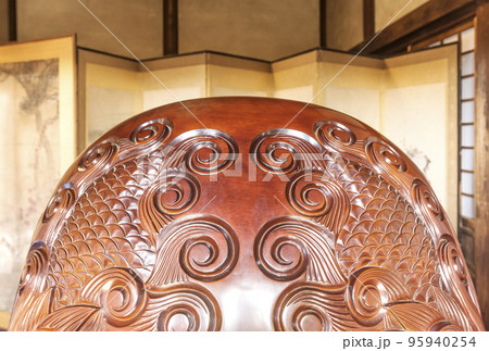 木魚 お寺 歴史を感じる仏具 イメージ素材 木魚 お寺 歴史を感じる仏具 イメージ素材 95940254