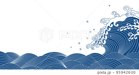 大波 背景素材 大波 背景素材 95942630