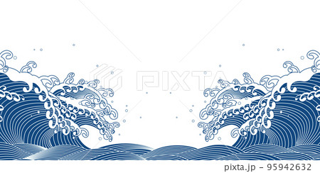 大波 背景素材 大波 背景素材 95942632
