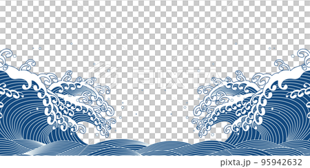 大波 背景素材 大波 背景素材 95942632