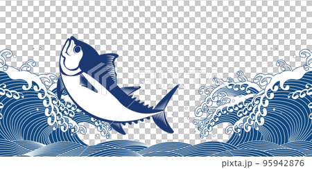 Big wave Background material 95942876