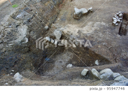 松江城下町遺跡　白潟地区の発掘　遺構 95947746