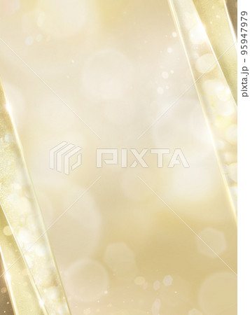 ゴールドでキラキラした背景素材 95947979