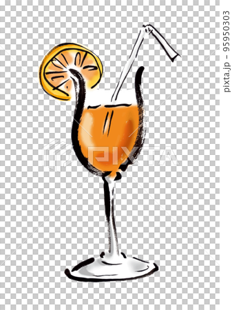 orange juice hand drawn illustration orange juice hand drawn illustration 95950303