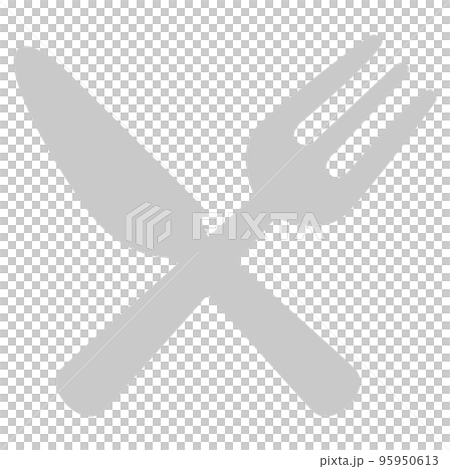 cooking meal fork knife cooking meal fork knife 95950613