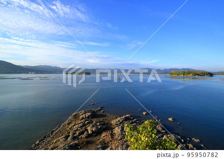 大芝島のモンサンミシェルから北の方角を望む 大芝島のモンサンミシェルから北の方角を望む 95950782