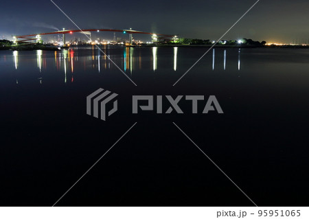 木更津中の島大橋夜景 95951065
