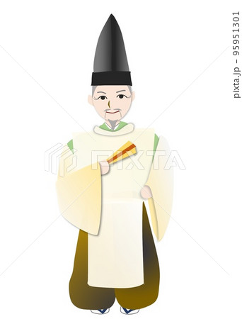 平安貴族 狩衣 (藤原実資らのイメージ) 平安貴族 狩衣 (藤原実資らのイメージ) 95951301