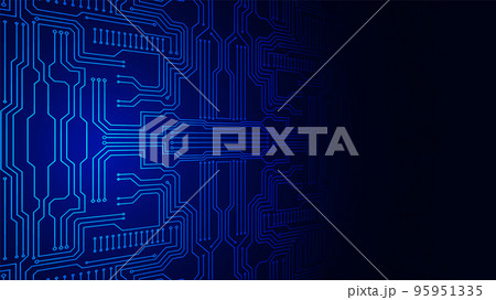 technology background with hi-tech digital 95951335
