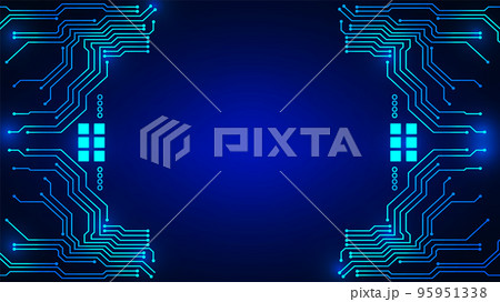 technology background with hi-tech digital technology background with hi-tech digital 95951338