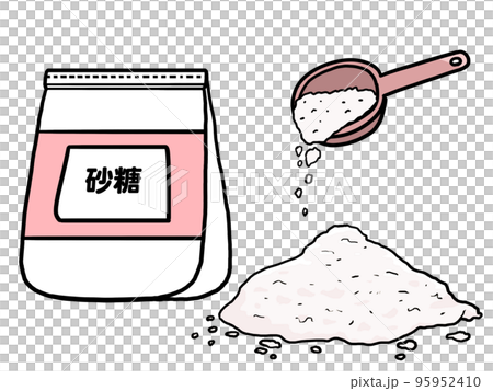 糖的插圖 95952410