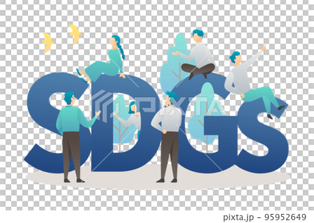 People thinking about SDGs 95952649