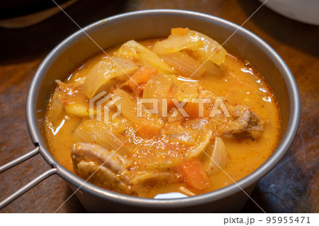 とても美味しい日本のタイ風カレー 95955471