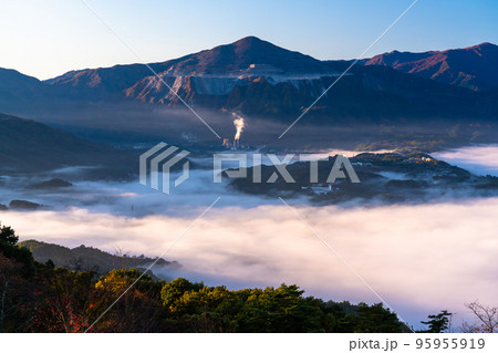 《埼玉県》秩父・夜明けの大雲海 95955919