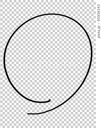 Illustration material of a round ring 95956343